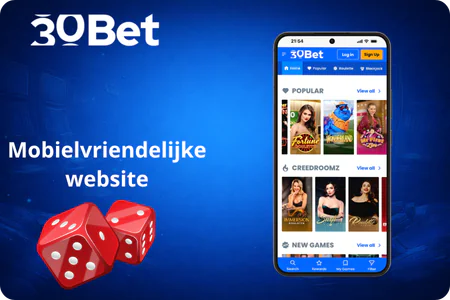 Onze mobielvriendelijke website