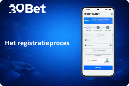 30Bet Casino Hoe u zich registreert bij